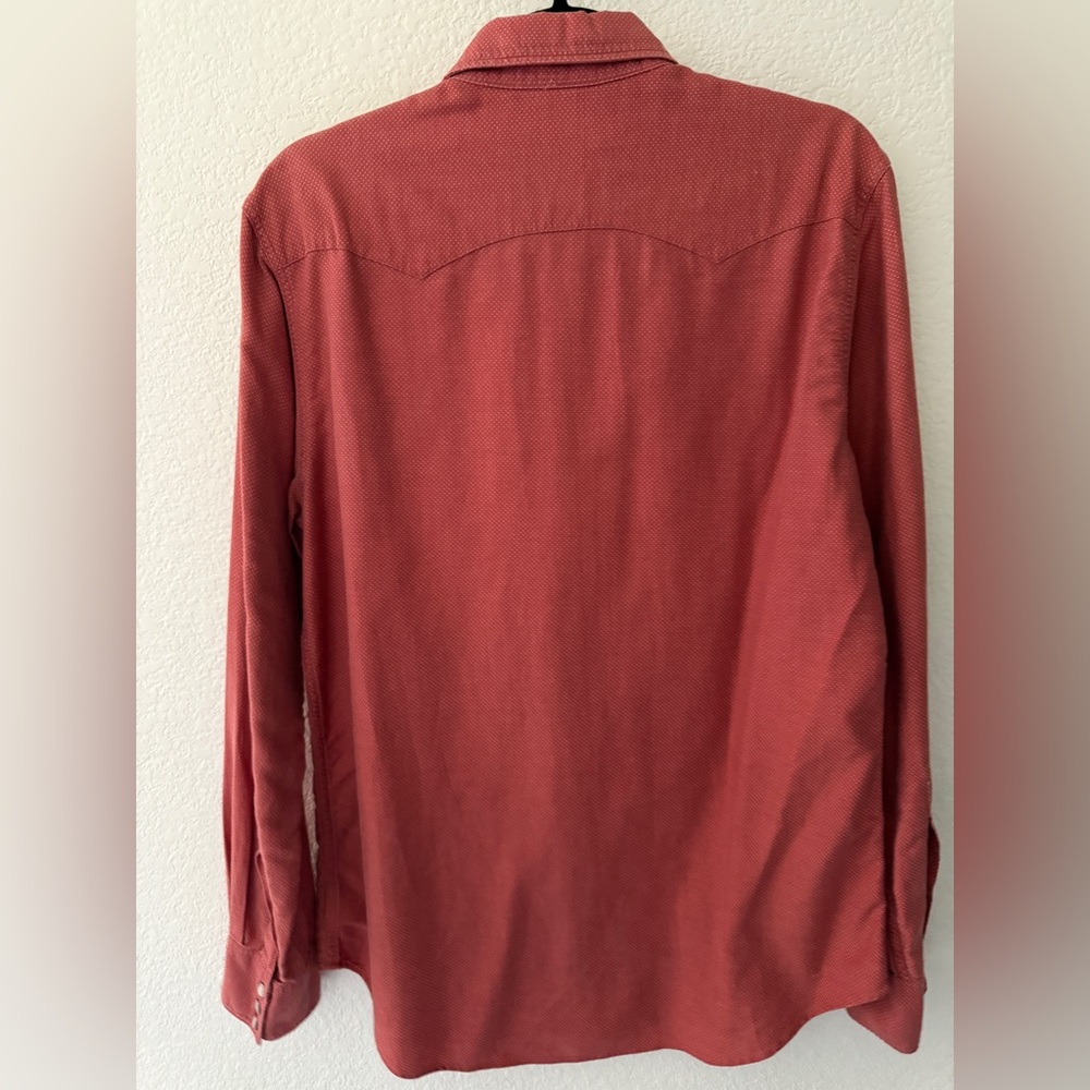 Ralph Lauren Double RL Pink Dot Western Shirt - Picture 11 of 11